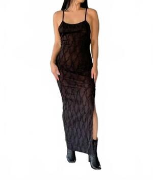 NEW GEEL camryn dress in black